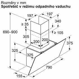 Odsavač par Bosch DWK85DK60 černý

 obrázek produktu 6 z 11