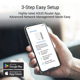 Komplexní Wi-Fi systém Asus ZenWi-Fi BD4 (1-pack) bílá barva

