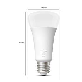 Chytrá žárovka Philips Bluetooth, E27, A67, 1600 lm, White 

 obrázek produktu 3 z 6
