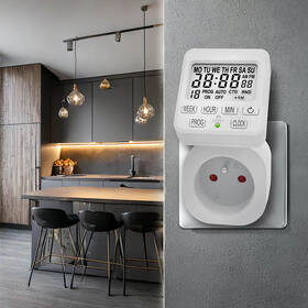 Spínač časový Solight DT35, digitální bílý

 obrázek produktu 6 z 6