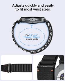 Řemínek Spigen Fabric Band na Samsung Galaxy Watch Ultra 2/1 (47mm) černý

 obrázek produktu 15 z 30