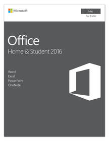 Software Microsoft Office Mac 2016 pro domácnosti Eng 
