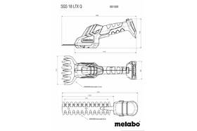 Nůžky na trávu Metabo SGS 18 LTX Q (bez baterie) 601609850 

 obrázek produktu 3 z 3
