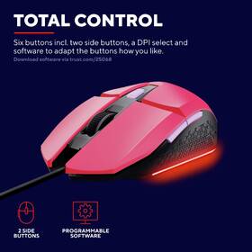 Myš Trust GXT 109 Felox růžová

 obrázek produktu 7 z 8