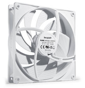 Ventilátor be quiet! Pure Wings 3 140mm PWM high-speed White 

 obrázek produktu 1 z 2