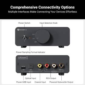 DAC převodník Fosi Audio Q6 černý

 obrázek produktu 7 z 10