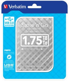 Externí pevný disk 2,5" Verbatim 1,75TB stříbrný

 obrázek produktu 3 z 3