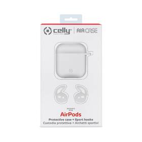 Pouzdro Celly Aircase pro Apple AirPods + nástavce do uší bílý

 obrázek produktu 3 z 3