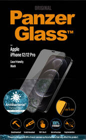 Tvrzené sklo PanzerGlass Edge-to-Edge Antibacterial na Apple iPhone 12/12 Pro černé

 obrázek produktu 2 z 3