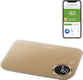 Kuchyňská váha Sencor SKS 7077CH s Bluetooth 

 obrázek produktu 2 z 14