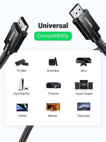 Kabel UGREEN HDMI 8K, 2m černý

 obrázek produktu 5 z 7