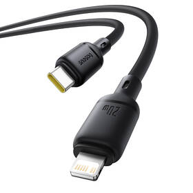 Kabel Baseus Silky USB-C/Lightning, 20W, 1m černý

 obrázek produktu 3 z 5