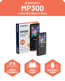 MP3 přehrávač Majority MP300 64GB černý

 obrázek produktu 5 z 5
