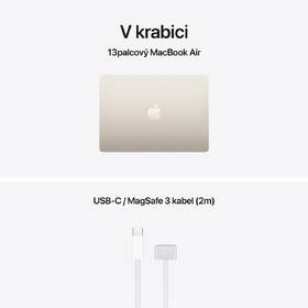 Notebook Apple 13" M5 10× CPU 8× GPU, 16 GB, 512 GB - hvězdně bílý CZ 

 obrázek produktu 8 z 8