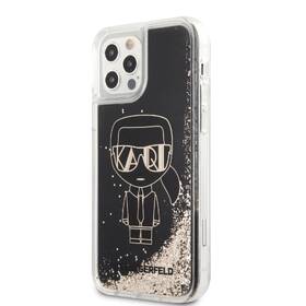 Kryt na mobil Karl Lagerfeld Liquid Glitter Gatsby na Apple iPhone 12/12 Pro černý

 obrázek produktu 1 z 3