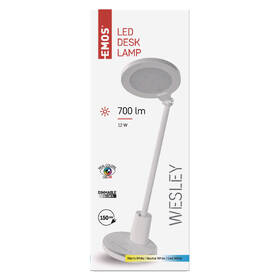 Stolní LED lampička EMOS WESLEY bílá

 obrázek produktu 13 z 13