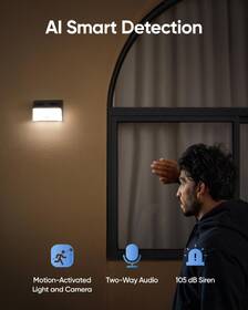 IP kamera Anker eufy S120, Solar Wall Light Cam bílá

 obrázek produktu 5 z 6