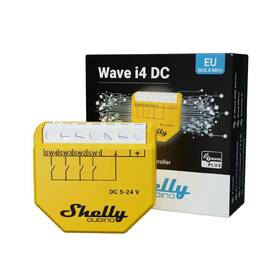 Modul Shelly Qubino Wave i4 DC, modul pro aktivaci scén, Z-Wave žlutý

 obrázek produktu 1 z 2