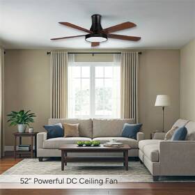 Ventilátor stropní Rohnson R-8155 černý/hnědý

 obrázek produktu 1 z 11
