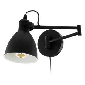 Nástěnné svítidlo Eglo SAN PERI černé

 obrázek produktu 2 z 2