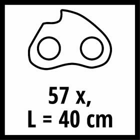 Řetěz pilový Einhell 40 cm, 57T 4500176 

 obrázek produktu 1 z 3
