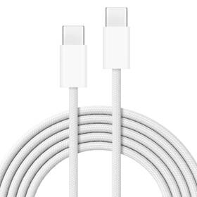 Kabel Cubenest USB-C/USB-C, 60W, 1m, 2 ks bílý

 obrázek produktu 1 z 6