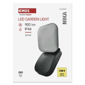 Nástěnné svítidlo EMOS Nika, ZGE014L, zahradní, 12,5 W, IP44, teplá bílá antracitové

 obrázek produktu 5 z 8
