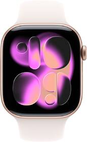 Chytré hodinky Apple GPS 46mm růžově zlatý hliník - světle ruměný sportovní řemínek - M/L 

 obrázek produktu 1 z 7