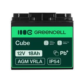 Olověný akumulátor Green Cell AGM baterie, 12V, 18Ah černý

 obrázek produktu 1 z 3