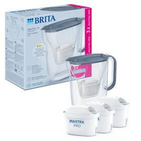 Filtrační konvice BRITA Style Essential 2,4l + filtr Pro Pure Performance, 3 ks šedá

 obrázek produktu 1 z 2