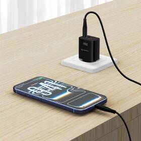 Nabíječka do sítě Swissten EDGE GaN 1x USB-C PD 20W/1x USB-A 18W QC černá

 obrázek produktu 9 z 9