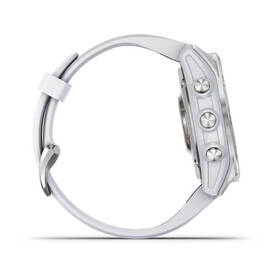Chytré hodinky Garmin fenix 7S Glass - Silver/ White Silicone Band 

 obrázek produktu 9 z 10