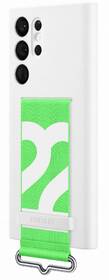 Kryt na mobil Samsung Silicone Cover s poutkem na Galaxy S22 Ultra bílý

 obrázek produktu 2 z 5