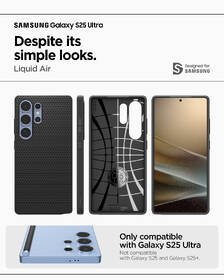 Kryt na mobil Spigen Liquid Air na Samsung Galaxy S25 Ultra černý

 obrázek produktu 13 z 18