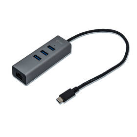 USB Hub i-tec USB-C/3x USB 3.0 + LAN stříbrný

 obrázek produktu 1 z 3