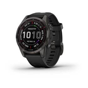 Chytré hodinky Garmin fenix 7S Sapphire Solar - Titan Carbon Gray/Black Silicone Band 

 obrázek produktu 6 z 10