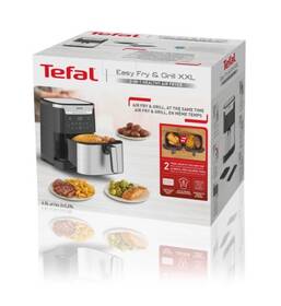 Fritéza horkovzdušná Tefal Easy Fry & Gril XXL EY801D15 černá barva
