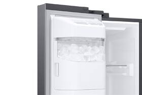 Americká lednice Samsung RS68CG885DS9EF stříbrná barva
