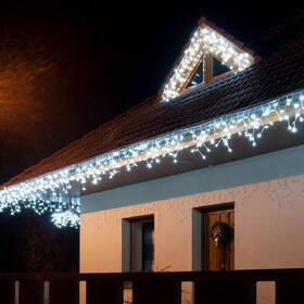 Vánoční osvětlení ColorWay venkovní, 192 LED, 220V AC, 6× 0,6m, studená bílá 

 obrázek produktu 15 z 19