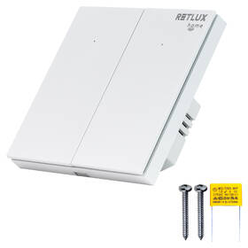 Vypínač RETLUX RSH 302 Smart dvojnásobný bílý

 obrázek produktu 3 z 7