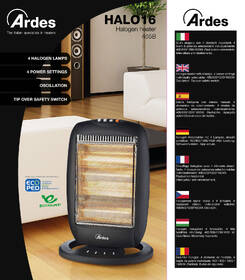 Zářič/ohřívač Ardes 455B černé

 obrázek produktu 1 z 1