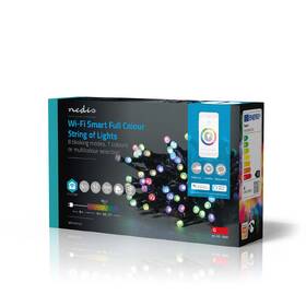 Vánoční osvětlení Nedis SmartLife LED, Wi-Fi, RGB, 42 LED, 5 m, Android / IOS 

 obrázek produktu 7 z 7