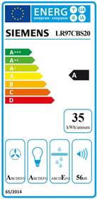 Odsavač par Siemens LR97CBS20 climaControl Sensor bílá barva
