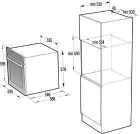 Trouba Gorenje BOP798S54X PyroClean černá/nerez

 obrázek produktu 8 z 8