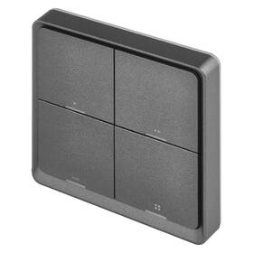 Vypínač EMOS GoSmart IP-2004ZB, ZigBee 3.0, 4-tlačítkový šedý

 obrázek produktu 1 z 8