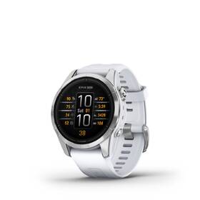Chytré hodinky Garmin epix Pro (Gen 2) Glass - 42 mm - Silver / Whitestone Silicone Band 

 obrázek produktu 1 z 10