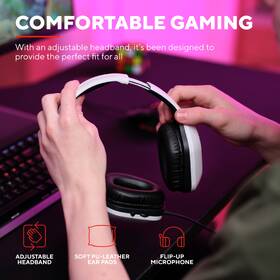 Headset Trust GXT 415W Zirox bílý

 obrázek produktu 10 z 12