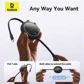 Kabel Baseus Free2Pull USB-C/Ligtning 1m 20W černý

 obrázek produktu 8 z 14