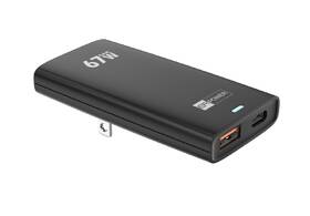 Cestovní adaptér ERPOWER Dual Travel Slim 67W, 1xUSB-C/1xUSB-A černý

 obrázek produktu 2 z 2