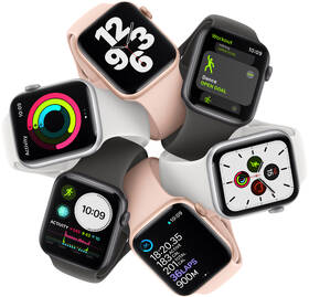 Chytré hodinky Apple GPS 40mm pouzdro ze stříbrného hliníku - bílý sportovní náramek 

 obrázek produktu 2 z 3